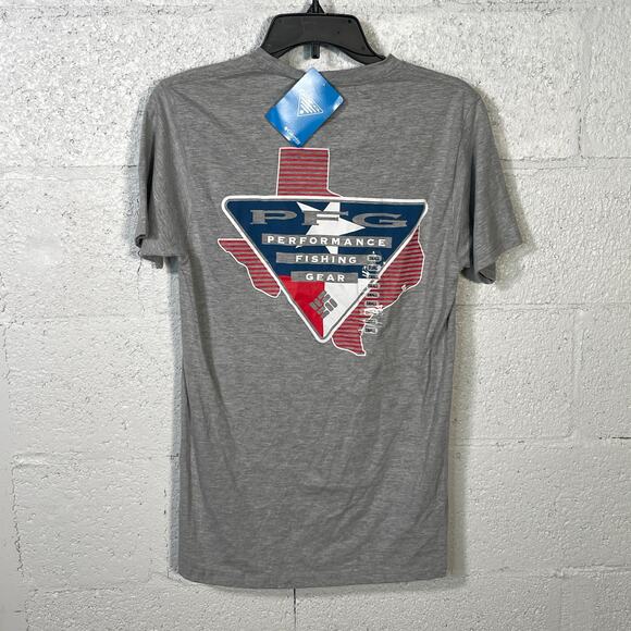 Columbia Other - Columbia Men's Texas Crewneck Short Sleeve Graphic T-Shirt grey, Small